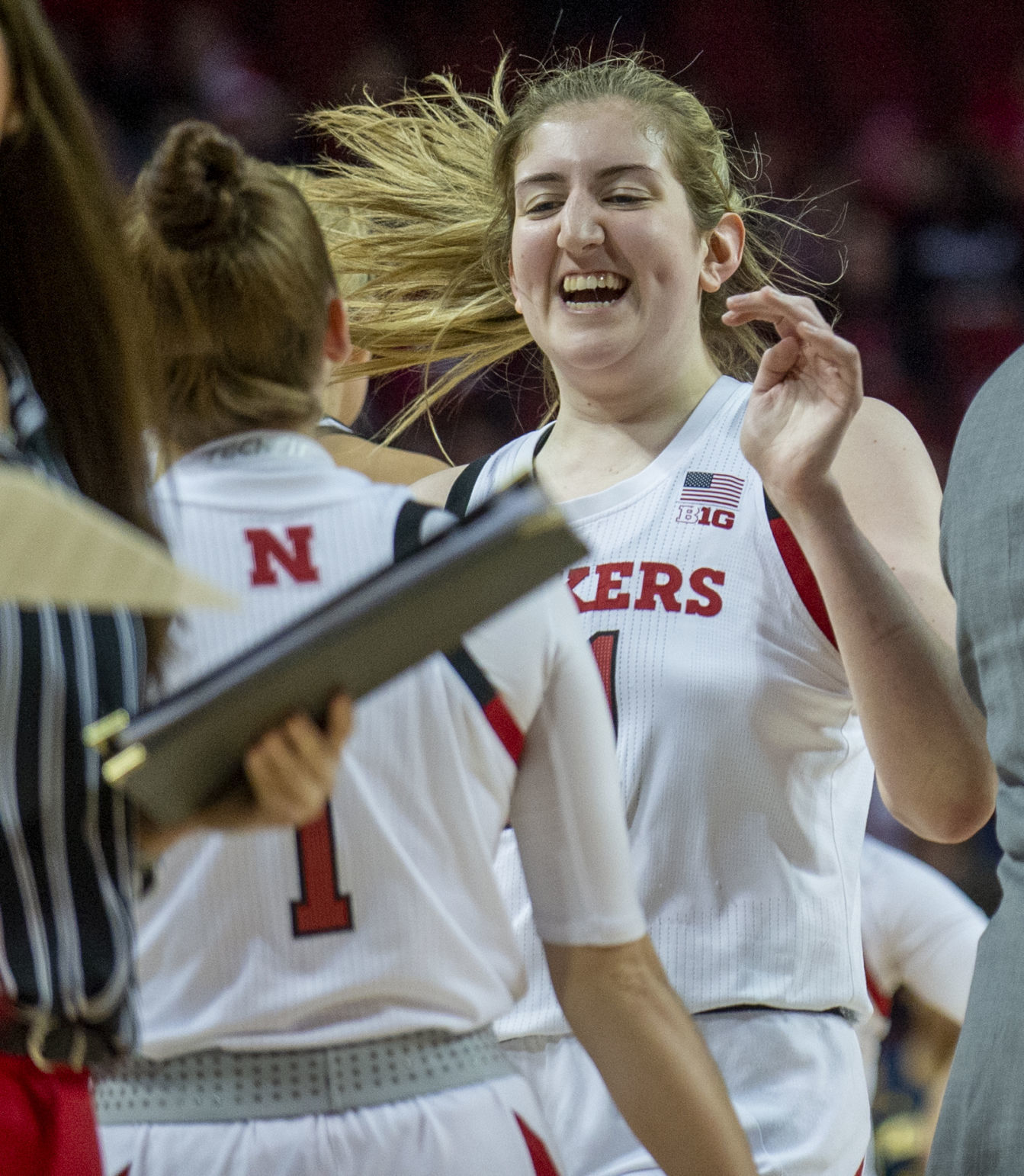 Nebraska vs. Michigan women's basketball, 1.19